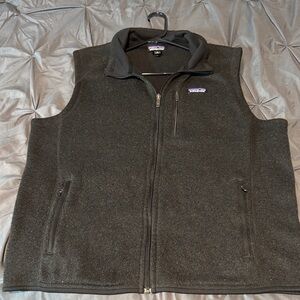 Patagonia Charcoal Gray Fleece Vest